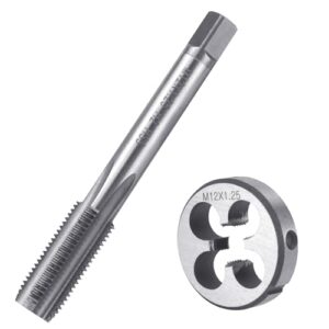 Hochwertiger Gewindebohrer M12 X 1.25 für Durchgangslöcher oder flache Löcher auf Stahl, Kupfer, Aluminium und Gusseisen bearbeiten