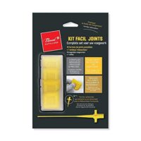 Broszio FugenAss Super Set, 5er Set, Fugenglätter, Fugenmesser, Dichmittelentfernung und Bearbeitungsset für Türen, Fenster und Mauern