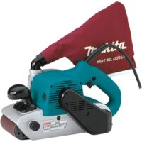 Makita 9403 Bandschleifer, hochwertiges Werkzeug für Heimwerker-Aufgaben, großes Format und kompakte Größe