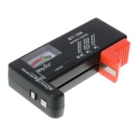 Batterietester mit analoger Anzeige zum Prüfen des Ladezustands von AA AAA C D 9V 1,5V Knopfzellenbatterien und Akkus