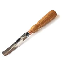 BeaverCraft Holzschnitz Hohleisen Meißel 7L/22, Holzschnitzwerkzeuge für das Schneiden von Schalen mit Kohlenstoffstahlklinge und Holzgriff