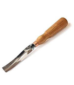 BeaverCraft Holzschnitz Hohleisen Meißel 7L/22, Holzschnitzwerkzeuge für das Schneiden von Schalen mit Kohlenstoffstahlklinge und Holzgriff