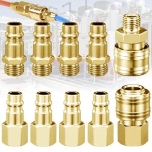 Euro Druckluftkupplungen mit 10 Stück Benaton, Schnellkupplungen für Luftkompressoren und Fittings