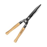 Gartenheckenschere zum Trimmen von Rändern, Buchsbaum und Büschen, Manuelle Heckenschere mit Scharfen Klingen aus Carbonstahl und Komfortgriffen