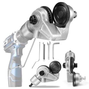 Blechschere für Akkuschrauber, Die Dritte Generation Upgrade Blechschene Elektrisch, Blecknabber Aufsatz von Handbohrmaschine, Blechsneider zum Schneiden von Eisen, Stahl, Kupfer, Aluminium