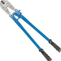 Professionelle Kompakt-Bolzenschere mit Extra-geschärften Schnittkanten und Hochwertigen Chrom-Molybdän-Stahl für das Schneiden von Stäben aus Kohlenstoffstahl und legiertem Stahl.