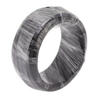 Bonsai Wire Aluminium, 500 G Schwarz für Garten und Gartenbaubaum Training (3,0 mm)