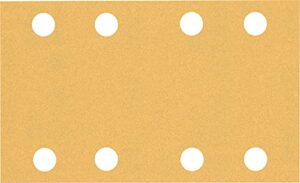 Bosch 10x EXPERT C470 Schleifpapier mit 8 Löchern (für Farbe auf Holz, Ø 80x133 mm, Körnung 120) - Professionelles Zubehör für Schwingschleifer