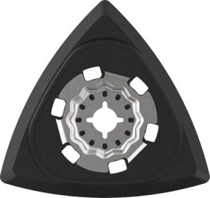 Bosch Schleifplatte mit Starlock-Aufnahme für professionelles Schleifen von Ecken, Kanten und Oberflächen