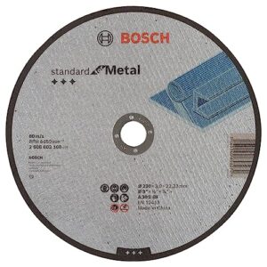 Hochwertige Trennscheibe für Metallarbeiten, Bosch 1x PRO Metal Longlife Cutting Disc, langen Lebensdauer, große Winkelbohrer und Bore 22,23 mm