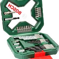 Bosch Werkzeugset mit Schrauber und Bohrer für Holz, Stein und Metall, Zubehör für Bohrmaschine