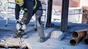 Professionelles Werkzeug für Mauerwerk und Beton, Bosch SDS-max Spitzmeißel mit Rtec Speed Design, Länge 400 mm, ideal für Bohrhämmer mit SDS-max-Aufnahme