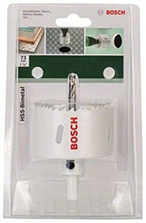 Bosch DIY Lochsäge HSS-Bimetall, Durchmesser 73 mm, für Metalle, Kunststoffe und Holz geeignet