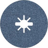 Bosch Fiberscheibe für X-Lock, 125 mm Durchmesser, Körnung 60, für Stahl und andere Metalle