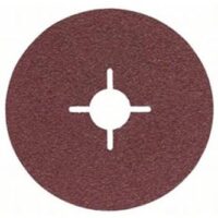 Bosch DIY Fiberschleifscheibe, hochwertiges Werkzeug für verschiedene Materialien und Winkelschleifer, Durchmesser 115 mm, Körnung 60