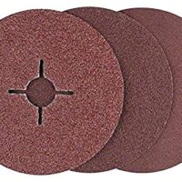 Bosch Fiberschleifscheiben mit Ø 125 mm, Metall, ungelocht, gespannt. Perfektes Werkzeug für DIY-Projekte.