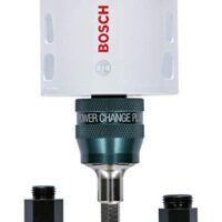 Bosch Professional Lochsäge Progressor für Holz & Metall Starter Kit Set, umfangreiches Werkzeug mit Bi-Metall-Körper und progressive Zahnleiste für schnelles und effizientes Arbeiten.