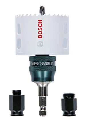Bosch Professional Lochsäge Progressor für Holz & Metall Starter Kit Set, umfangreiches Werkzeug mit Bi-Metall-Körper und progressive Zahnleiste für schnelles und effizientes Arbeiten.