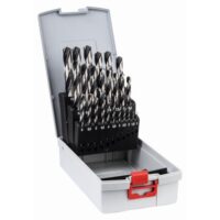 Das Bosch Professional 25tlg. HSS Spiralbohrer PointTeQ Set ist ein vielseitiges Werkzeugset für Metall, ProBox und Zubehör Bohrschrauber. Die PointTeQ-Bohrer sind aufgrund ihres besonderen Designs für schnelles Bohren in Metall geeignet.