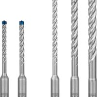 Bosch Professional 5x Expert SDS plus-7X Hammerbohrer Set für Stahlbeton, Ø 5-10 mm, Zubehör Bohrhammer, 5-teiliges Set, Bosch Carbide Technology, optimale Leistung bei der Bearbeitung von Stahlbeton