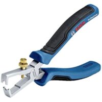 Bosch Professional Abisolierzange 160 mm für Heimwerker und Handwerker, Abdichtung von Kabeln mit bis zu 10 mm² Durchmesser