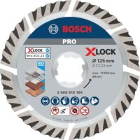 Bosch Professional 1x Diamanttrennscheibe Standard - Universelle Trennscheibe für Baumaterial und Ziegelstein