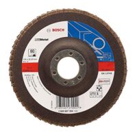 Bosch Professional Fächerschleifscheibe für Winkelschleifer, gerade Ausführung, Ø 125 mm, Körnung 40
