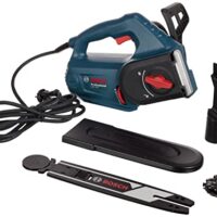 Bosch Professional Gasbeton Trennmaschine GAC 250, leistungsstarkes Werkzeug für die Trennung von Beton, mit geschütztem Auslöser und Notbremssystem, ideal für schwierige Baustellen.