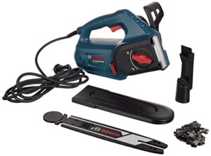 Bosch Professional Gasbeton Trennmaschine GAC 250, leistungsstarkes Werkzeug für die Trennung von Beton, mit geschütztem Auslöser und Notbremssystem, ideal für schwierige Baustellen.