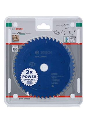 Bosch Professional Kreissägeblatt für Holz, Sägeblatt Ø 165 x 20 x 1,5 mm, 48 Zähne, Zubehör Akku Kreissäge