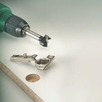 Professioneller Kunstbohrer für Schreiner und Tischler mit diamantgeschliffenen Seiten- und Hauptschneiden, ideal für Fenster-, Tür- und Küchenbau