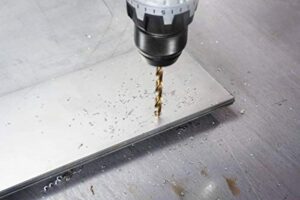 Bosch Metallbohrer HSS-Cobalt mit Durchmesser 4 mm für professionelles Bearbeiten von legiertem und unlegiertem Stahl, rostfreiem Stahl V2A/V4A, Grauguss, Stahlguss, säure- und hitzebeständigen Stählen