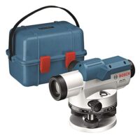 Bosch Professional Optisches Nivelliergerät GOL 20 D - 20-fache Vergrößerung, Maßeinheit: 360 Grad, Arbeitsbereich: bis zu 60 m