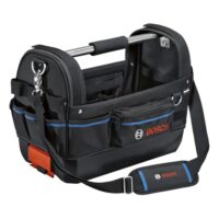 Bosch Professional Werkzeugtasche GWT 20, ProClick System, kompatibel mit L-BOXX, individuelle Werkzeugorganisation, robuster Boden, sicherer Werkzeugtransport, offene Werkzeugtasche für leichte Aufbewahrung und bequemen Transport