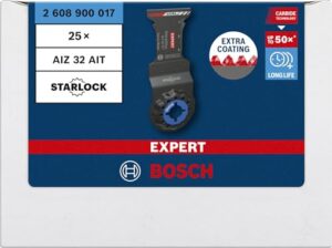Hochwertiges Bosch Sägeblatt für Multifunktionswerkzeuge, Expert MetalMax AIZ 32 AIT, ideal für Metallbearbeitung und -schneiden