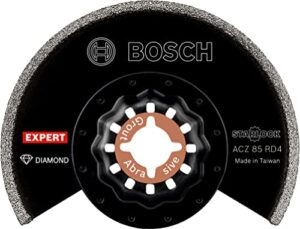 Bosch Segmentsägeblatt ACZ 85 RD4, Zubehör für Multifunktionswerkzeuge, ideal zum Ausschneiden von Mörtel und Entfernen von Fliesenfugen