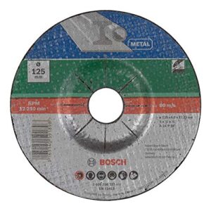Hochwertige Schruppscheibe für Winkelschleifer mit Ø 125 mm von Bosch, ideal für Metallbearbeitung und -schliffen