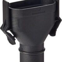 Bosch 1x Staubabsaugadapter - Zubehör für Exzenter-, Schwing- und Multischleifer mit schwarzer Farbe, kompatibel mit verschiedenen Bosch-Modellen