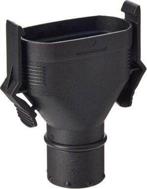 Bosch 1x Staubabsaugadapter - Zubehör für Exzenter-, Schwing- und Multischleifer mit schwarzer Farbe, kompatibel mit verschiedenen Bosch-Modellen