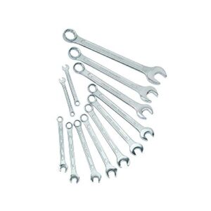 Brüder Mannesmann Gabel-Ringschlüsselsatz, 6-22 mm, Chrom-Vanadium, 12-teilig | Werkstatt-Schlüsselset, robust und langlebig