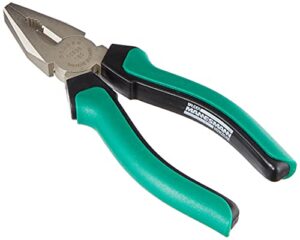 Kombizange von Brüder Mannesmann, 6 Zoll, Werkzeugstahl, hochwertige Oberfläche, Griff mit Abgleitschutz, ideal für Heimwerken und Handwerk
