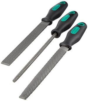 Brüder Mannesmann Raspelsatz, 3-teilig mit ergonomischen Griffen für Heimwerker und Handwerker