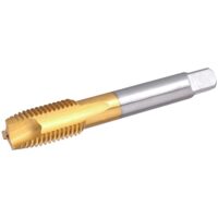 Burkit M24 x 1,5 Spiralgewindebohrer mit HSS Titan-Beschichtung und Spiralspitze für präzise Gewindeschnitte in Edelstahl, Aluminium und anderen Materialien
