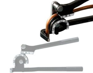 Manuelle Rohrbiegemaschine 3 in 1, CCLIFE Rohrbiegegerät mit 6-8-10 mm Biegen, ideal für Aluminium, Messing, Kupferrohr und dünnes Hohlrohr