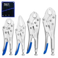 Das CCLIFE 4tlg Universal Gripzangen Set ist ein vielseitiges Werkzeugset mit 4 verschiedenen Größen von Gripzangen und einer Langbeckzange. Perfekt für Holzbearbeitung und täglichen Einsatz.