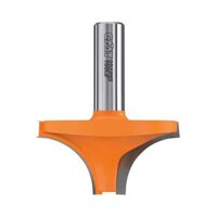 CMT Orange Tools 927.722.11 Fräse für Konkavradius, hochpräzise Viertelstabfräser für Profilierarbeiten in Holz, Metall und Kunststoff
