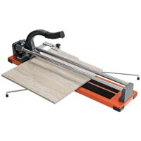 COSTWAY Fliesenschneider Manuell, Handfliesenschneider für Haushalt und Fliestechnik, 5mm-12mm Schnittstärke und Winkelanschlag von 0° bis 60°