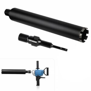 CPROSP 1¼" UNC Diamantbohrkrone mit SDS PLUS Adapter, Kernbohrkrone DM 68mm, Länge 420mm, für Bohren in Beton, Stahlbeton, Mauerwerk und Stein