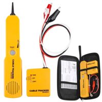 Cable Tracker, Gobesty Kabelfinder Kabeltester Leitungssucher, RJ11 Kabel-Tracer und Tongenerator, Multifunctional Netzwerktester Kabeltester zum Suchen und Verfolgen