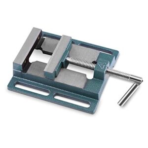 Cocoarm Maschinenschraubstock, 110 mm Backenbreite, professionelles Werkzeug aus Gusseisen und Stahl, ideal für Heimwerker und Handwerker